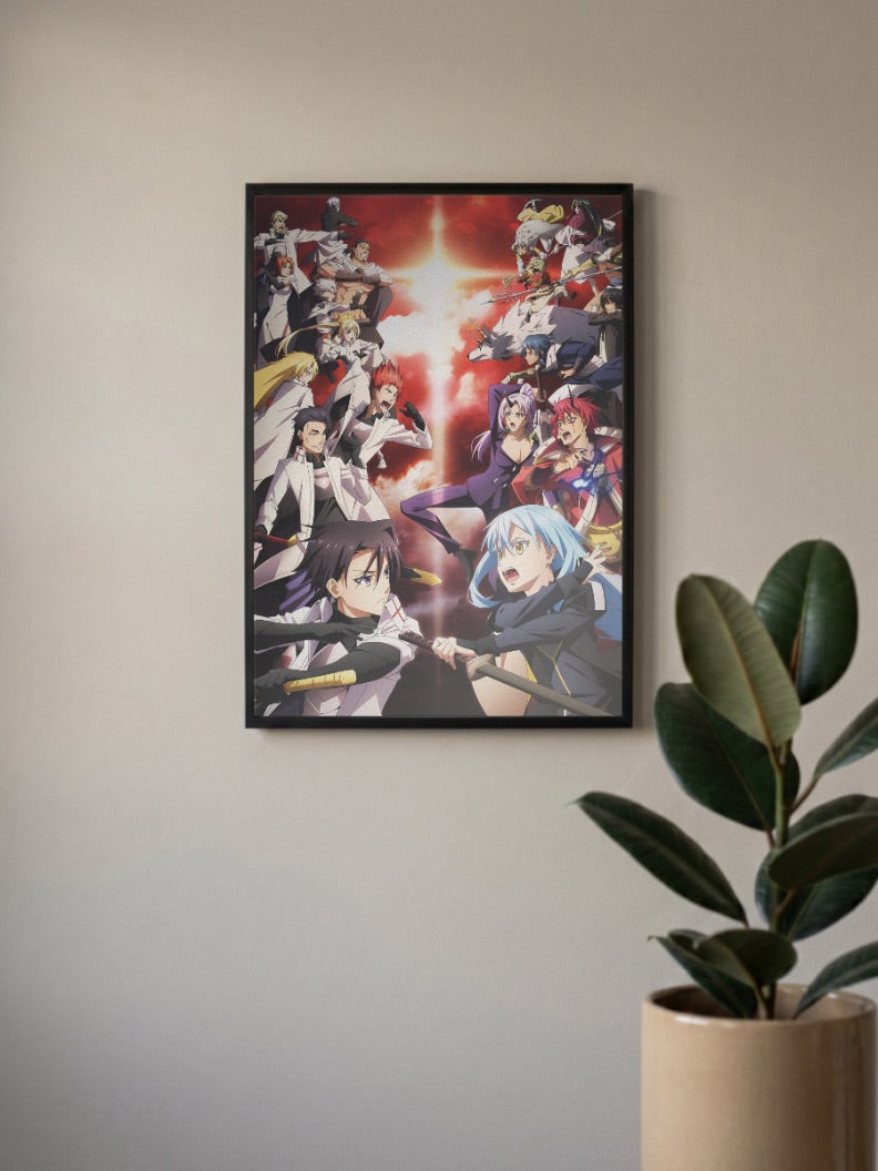 Slime Cast Battle Poster Anime Poster