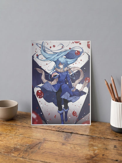 Rimuru Demon Lord Portrait Anime Poster