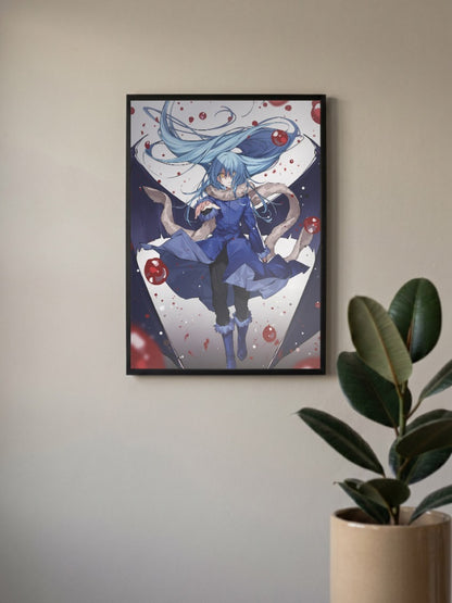 Rimuru Demon Lord Portrait Anime Poster