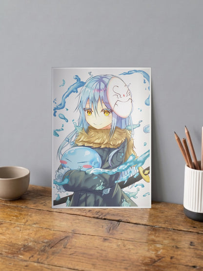 Rimuru Cracked Mask Portrait Anime Poster