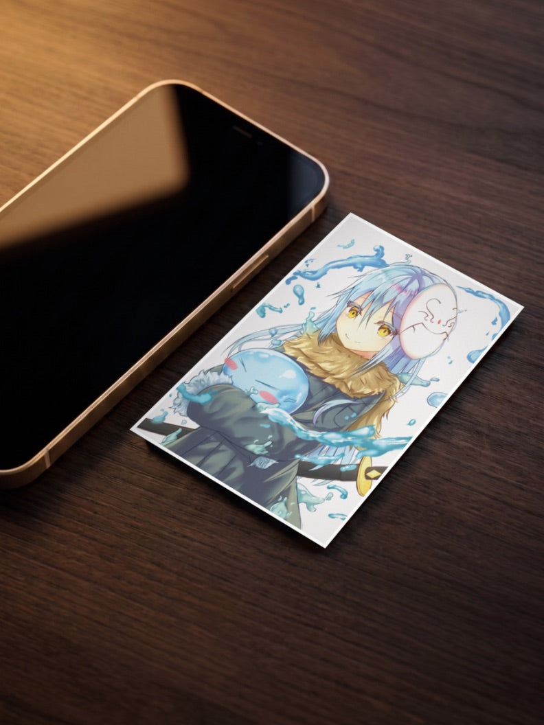 Rimuru Cracked Mask Portrait Anime Poster