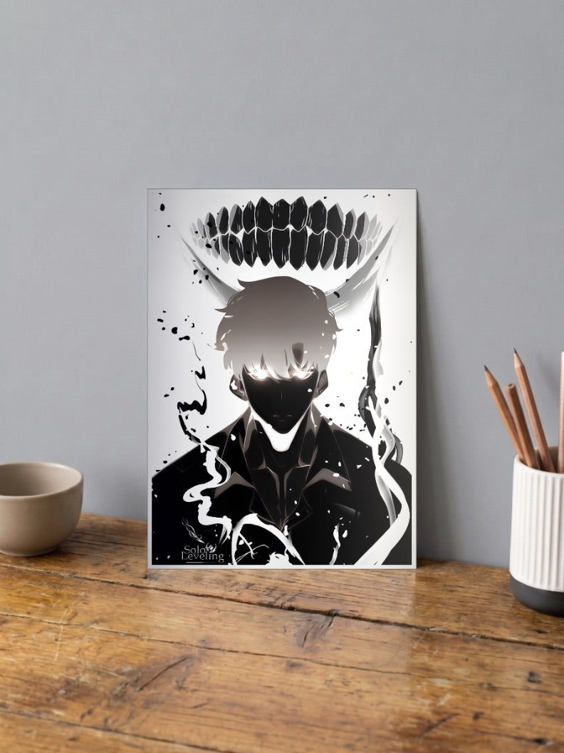 Solo Leveling - Monochrome Poster