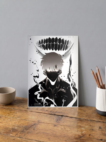 Solo Leveling - Monochrome Poster