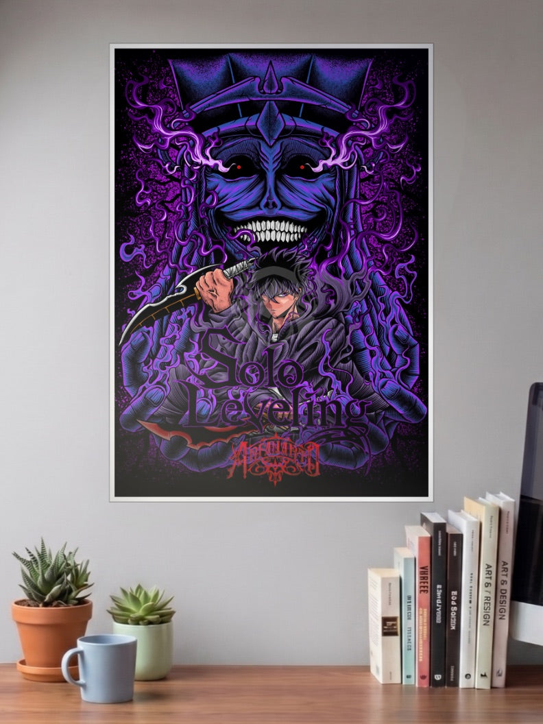 Solo Leveling Sung Jin Woo Poster