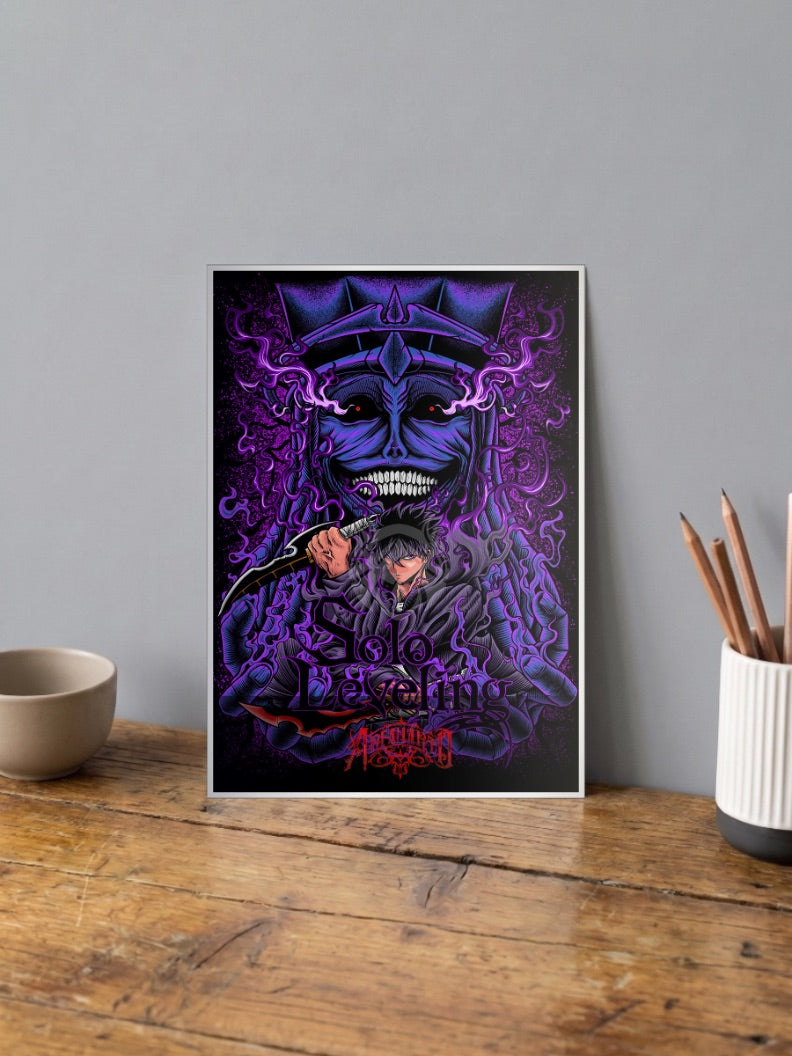 Solo Leveling Sung Jin Woo Poster