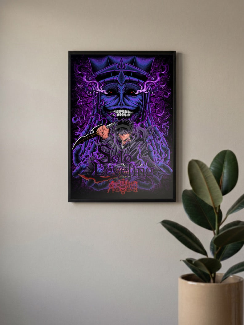 Solo Leveling Sung Jin Woo Poster