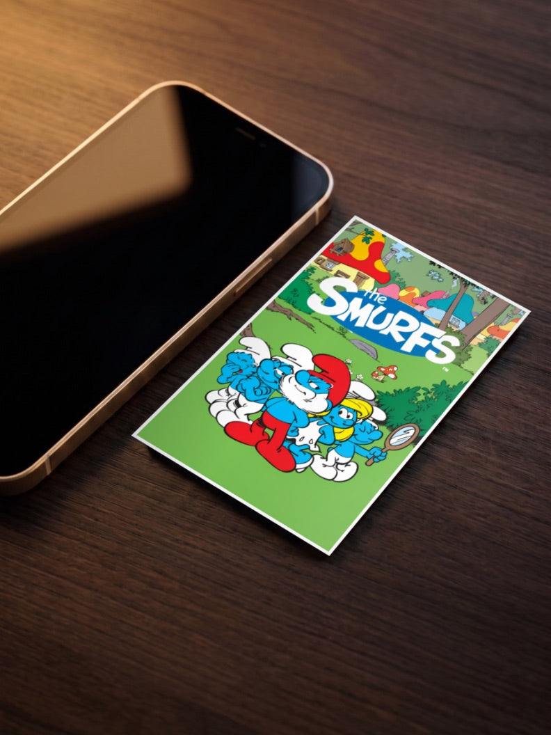 The Smurfs Village Poster Cartoon Poster