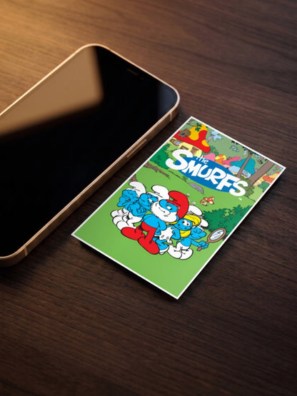 The Smurfs Village Poster Cartoon Poster