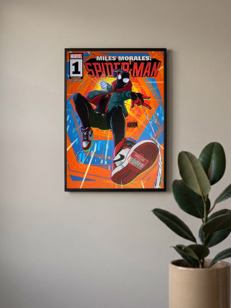 Spidey Legend | Miles Morales Spider Man | Marvel Poster