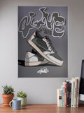 Travis Scott Olive Sneaker Art Sneaker Poster