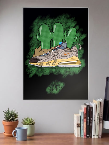 Nike Air Max Cactus Art Sneaker Poster