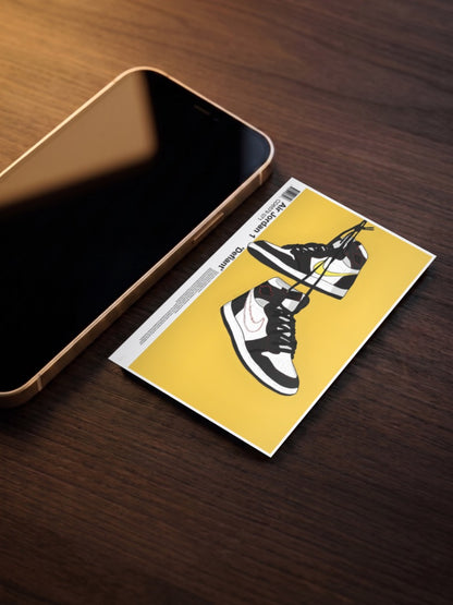 Jordan 1 Defiant Sneaker Art Sneaker Poster