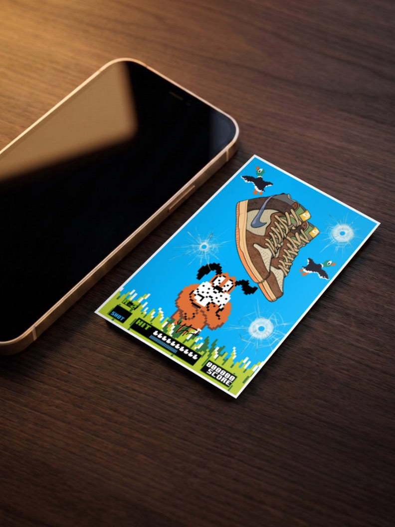 Nike Duck Hunt Sneaker Art Sneaker Poster