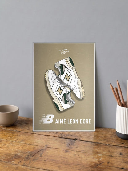 New Balance ALD Sneaker Art Sneaker Poster