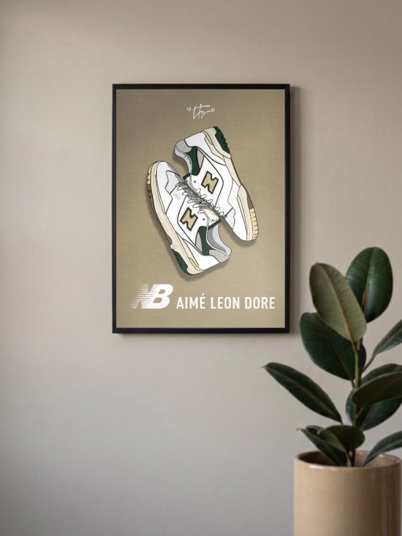 New Balance ALD Sneaker Art Sneaker Poster