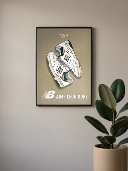 New Balance ALD Sneaker Art Sneaker Poster