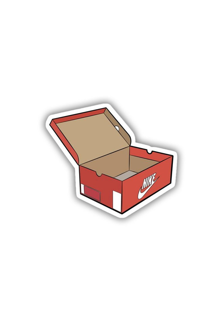 Nike Shoe Box Sticker β Posterwa