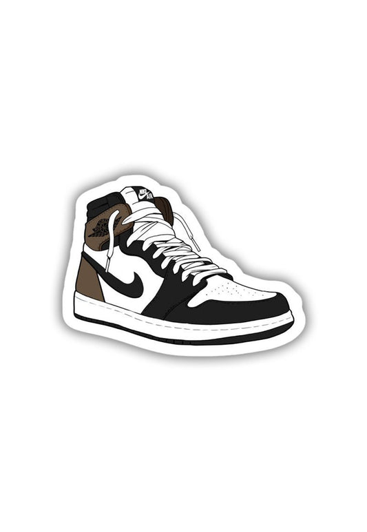 Nike air Jordan 1 retro dark mocha Sticker