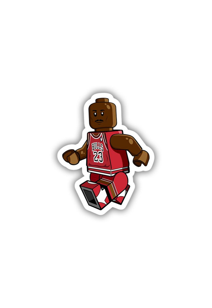 Michael jordan Lego Sticker