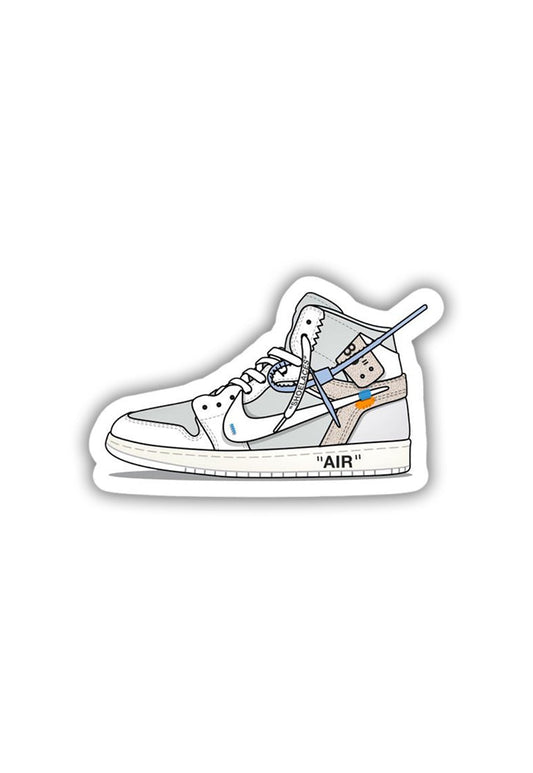 Off white Jordan Dribble Sticker