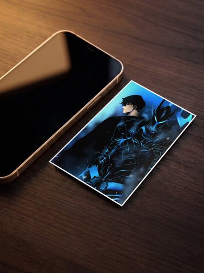 Sung Jinwoo And Igris Art Anime Poster