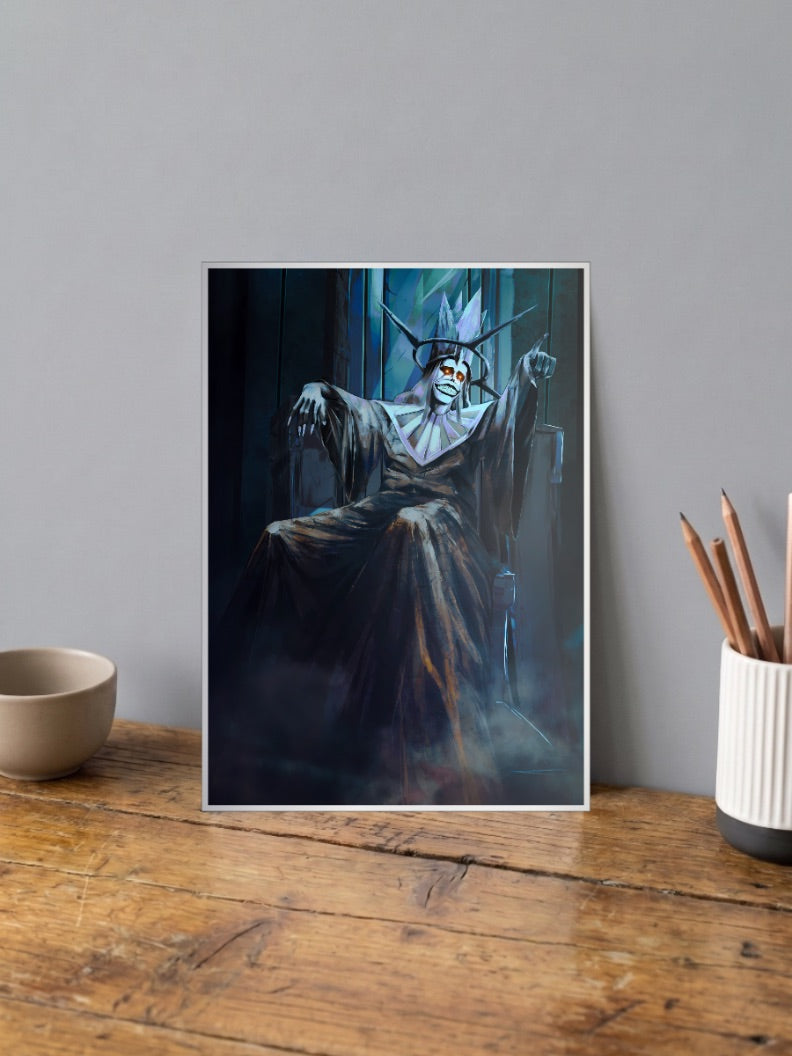 Solo Leveling Throne Villain Anime Poster