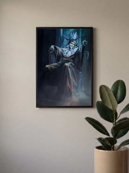 Solo Leveling Throne Villain Anime Poster