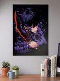 Sung Jinwoo Korean Title Art Anime Poster