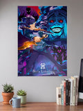 Sung Jinwoo Dagger Monster Anime Poster