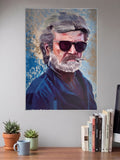 Rajinikanth Portrait Kollywood Movie Poster