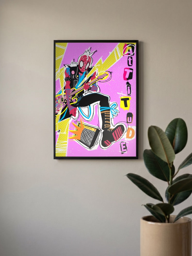 Spider Verse Star | SPIDER PUNK | Marvel Poster