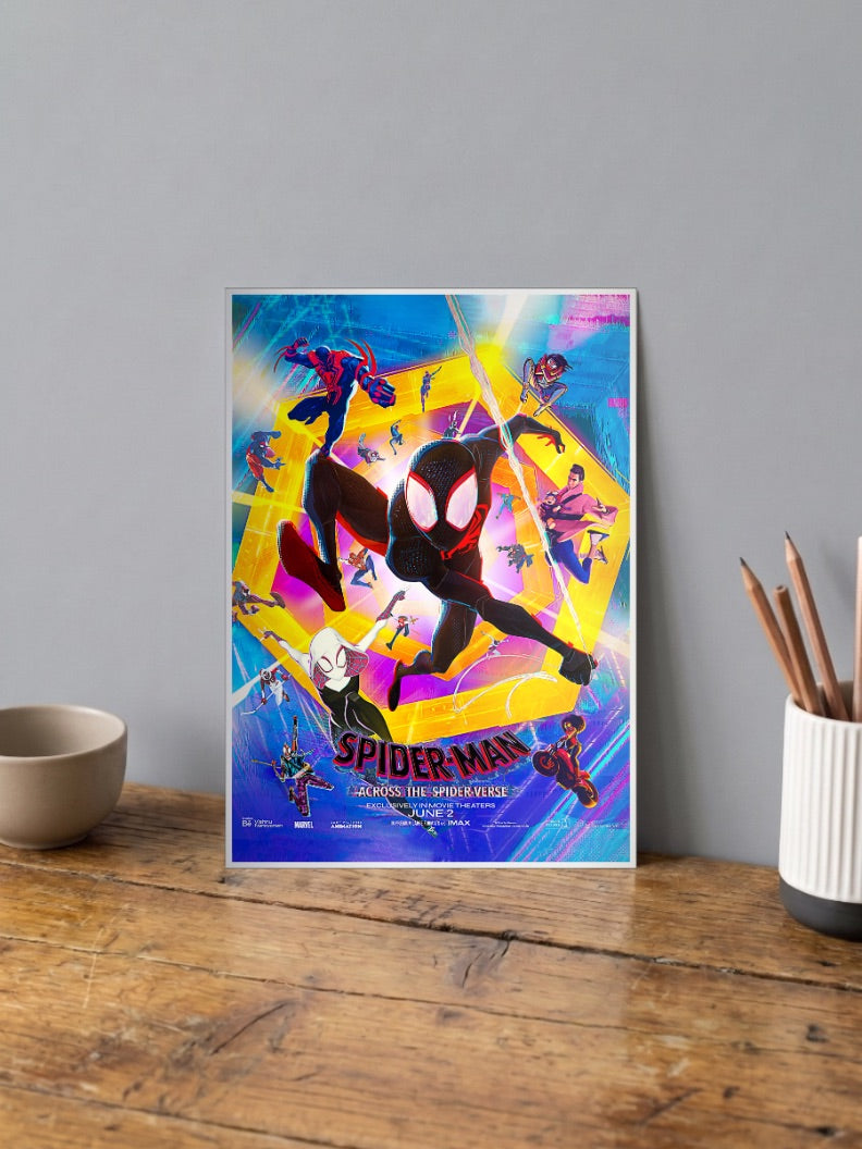 Spider Man from Spider verse | Marvel Poster