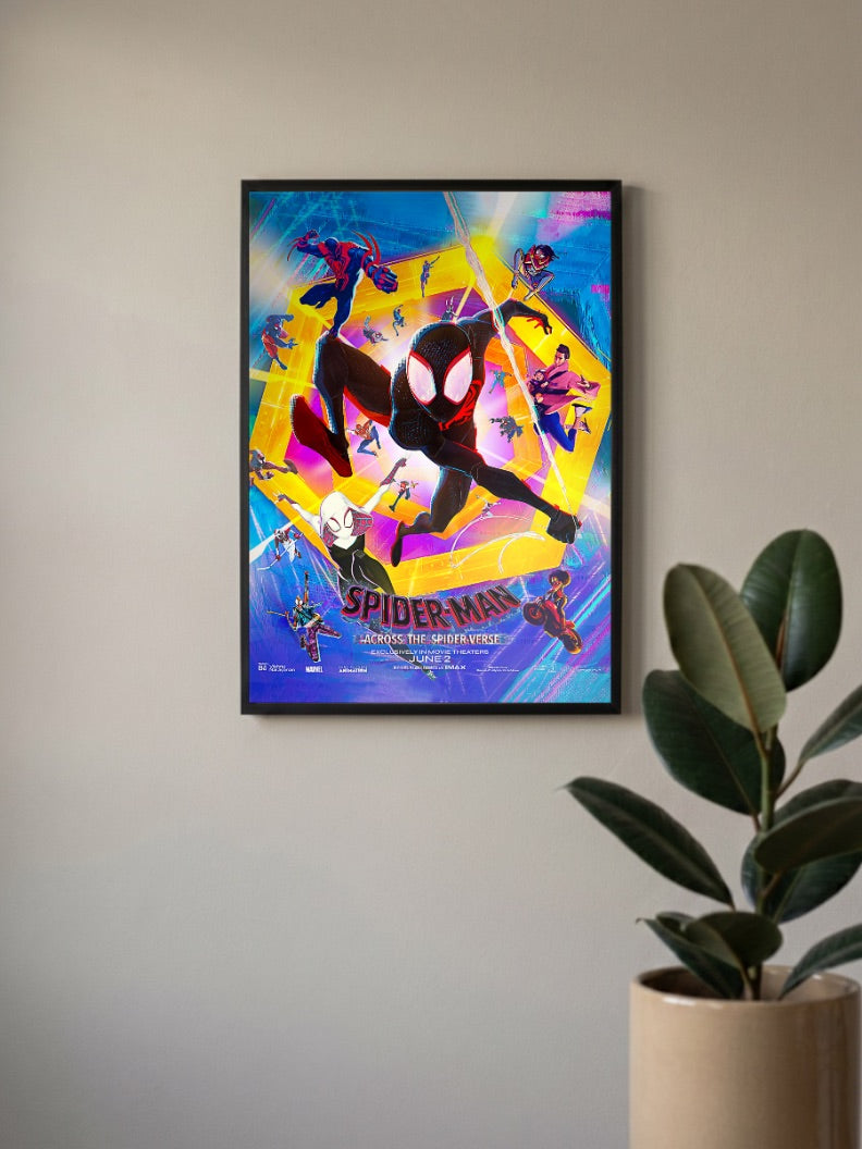 Spider Man from Spider verse | Marvel Poster