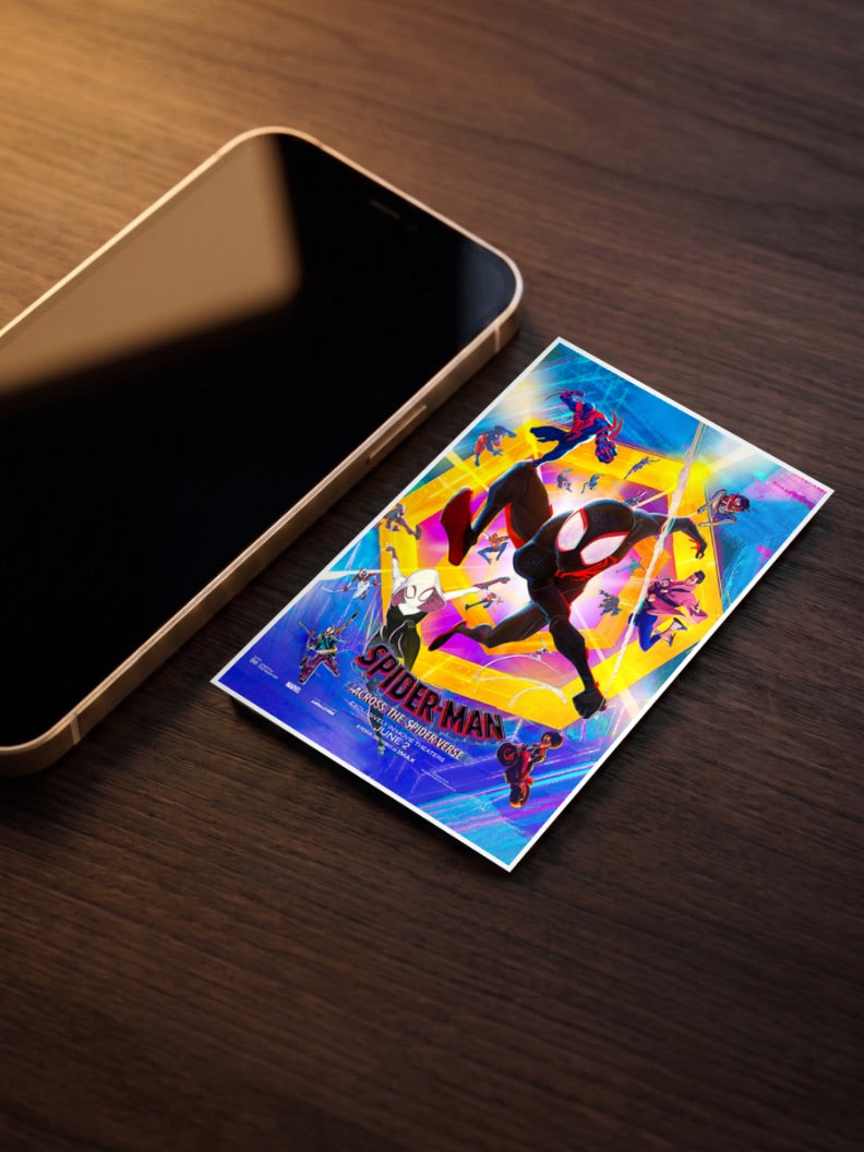 Spider Man from Spider verse | Marvel Poster