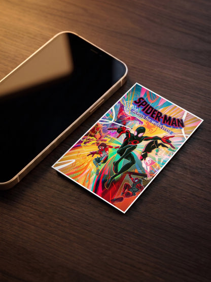 Miles Morales from Spider Man across | Marvel Poster
