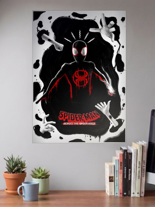 Miles Morales Ink Splash Art Marvel Poster, product photo 1