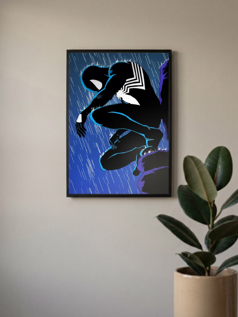 Black Spider Man | Marvel Poster