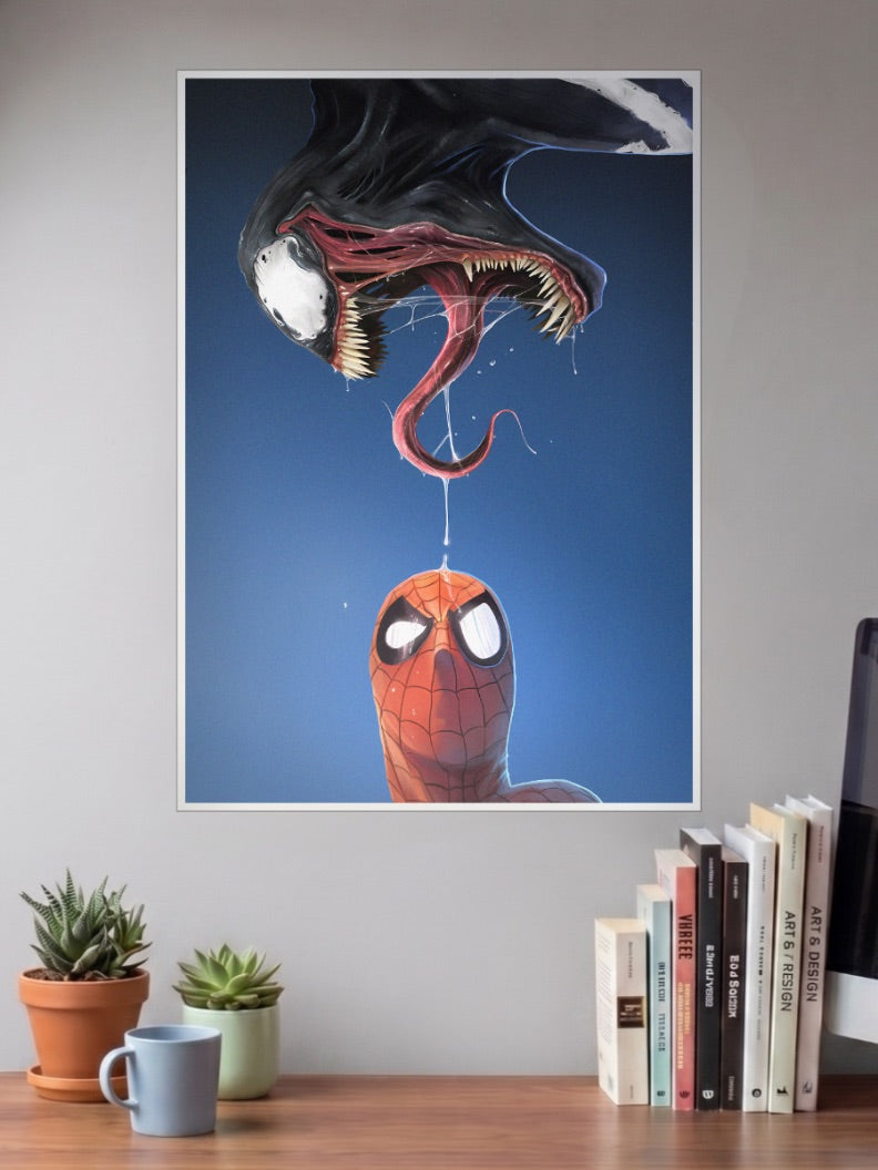 Symbiote Storm | Spider Man vs Venom | Marvel Poster
