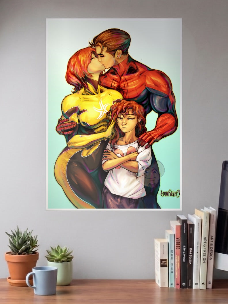 Spider Verse Star | Spider family | Marvel Poster