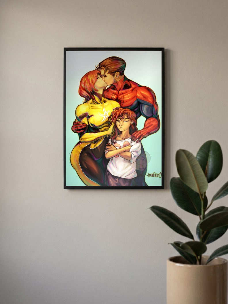 Spider Verse Star | Spider family | Marvel Poster