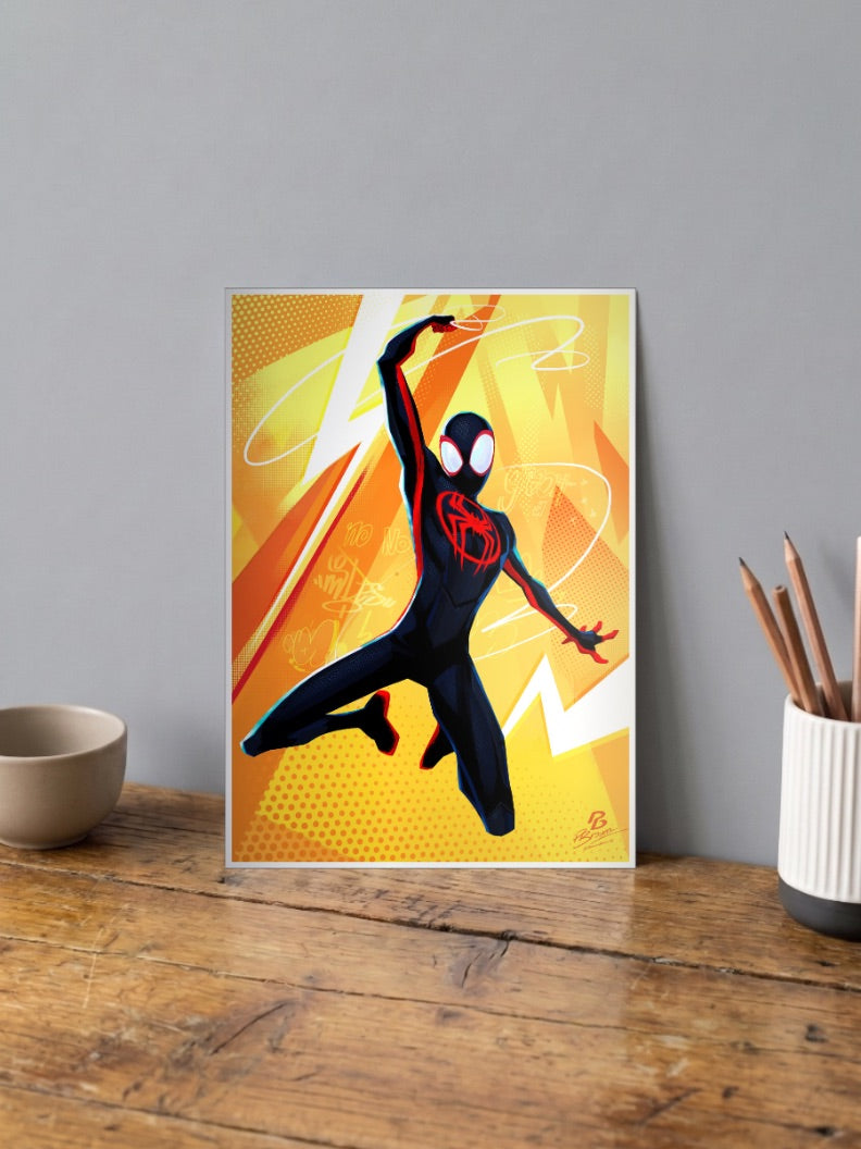 Miles Morales Spider Man | Marvel Poster
