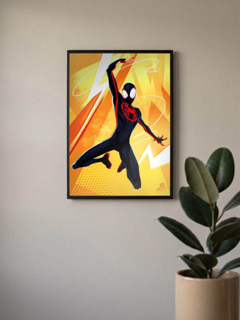 Miles Morales Spider Man | Marvel Poster