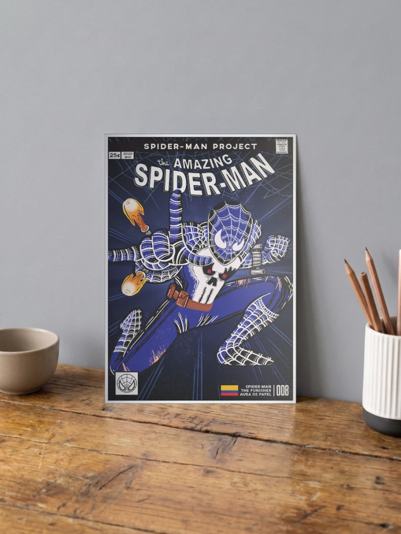 Punisher Spider Man | Marvel Poster