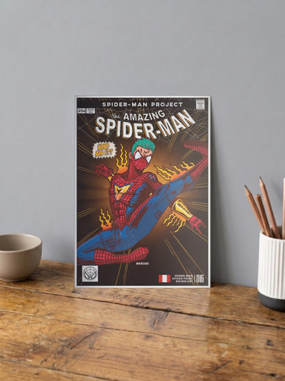 Street Level Hero | Spider Prime | Marvel Poster
