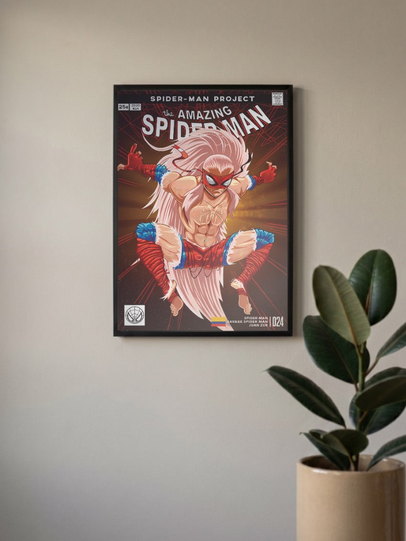 WWE Spider Man | Marvel Poster