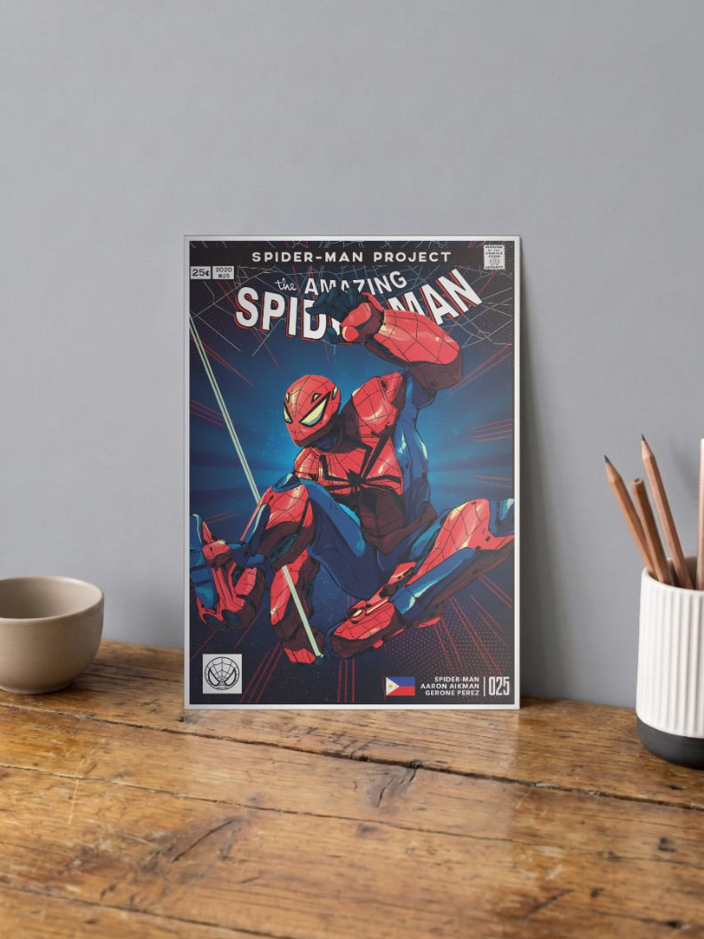 Spider Verse Star | Iron Spider Man | Marvel Poster