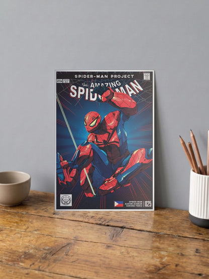 Spider Verse Star | Iron Spider Man | Marvel Poster