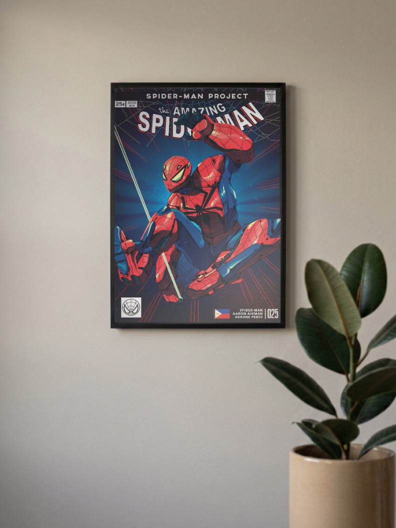 Spider Verse Star | Iron Spider Man | Marvel Poster