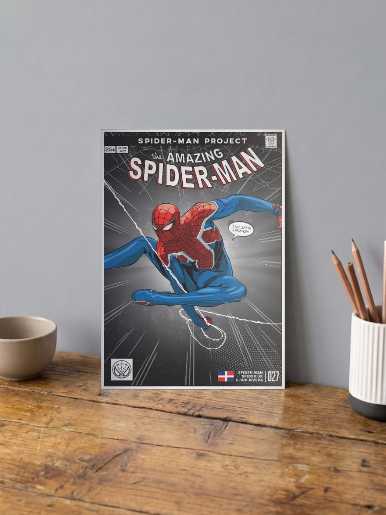 Friendly Neighborhood Hero | Spider UK | Marvel Poster
