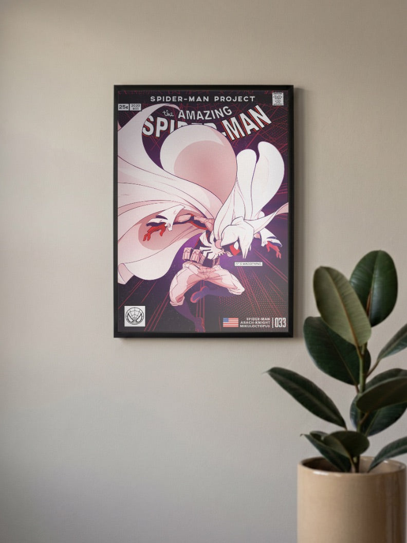 Hero Unleashed | Moon Knight Spider Man | Marvel Poster